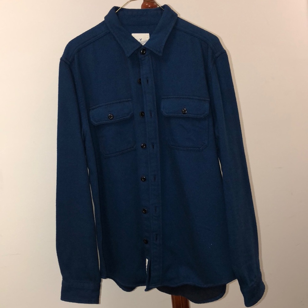American Eagle Blue Flannel